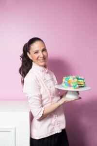 retrato de marca personal de chef pastelera