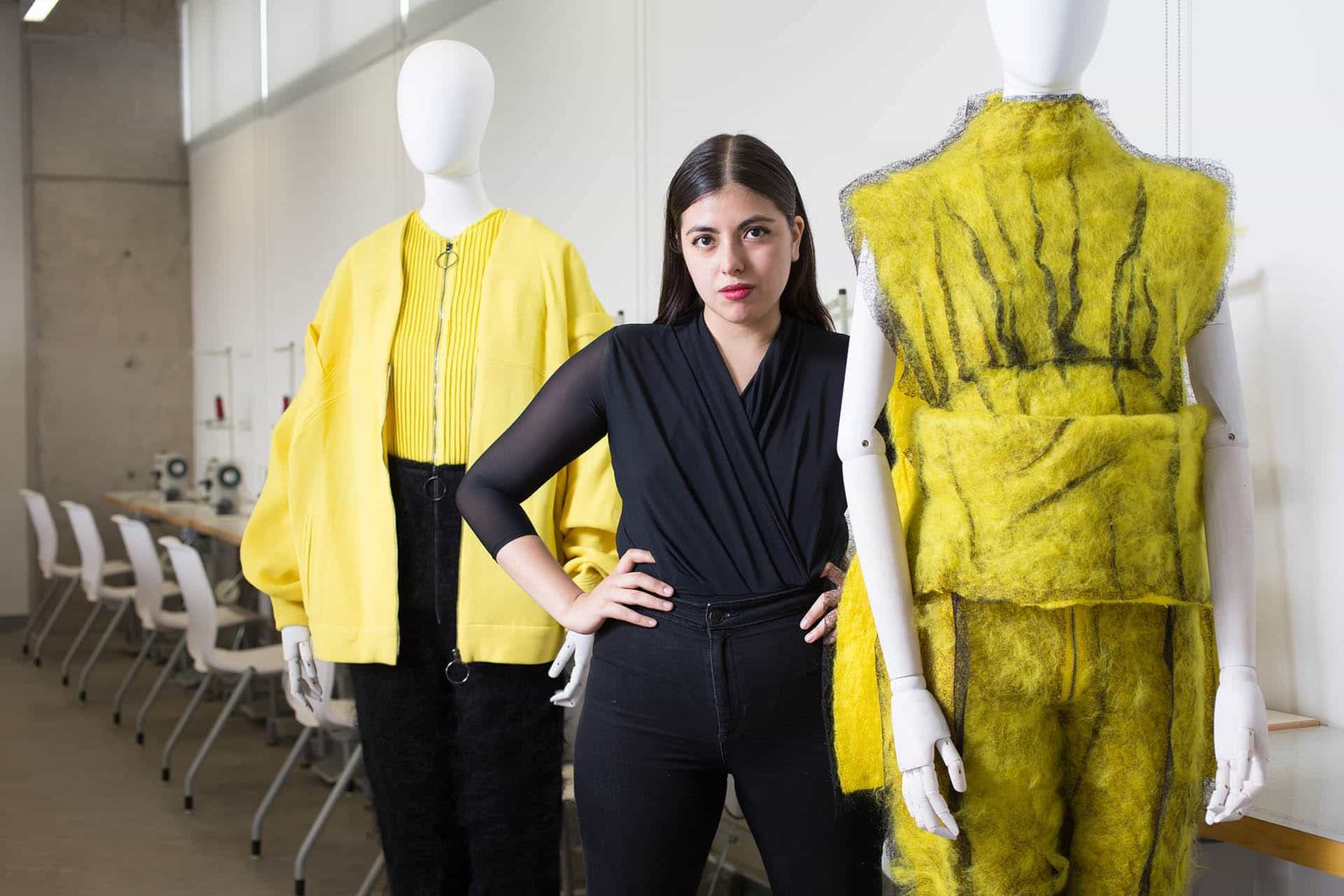 retrato de marca personal de diseñadora de modas