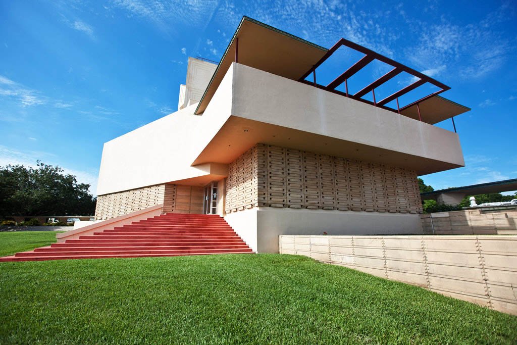 casa diseñada por Frank Lloyd Wright en florida, portafolio de arquitectura de la fotógrafa odette olguín