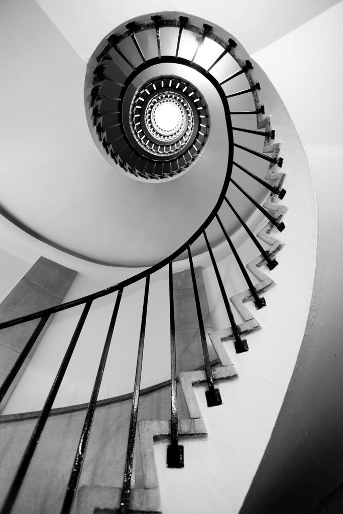escaleras con proporcion aurea, portafolio de arquitectura de la fotógrafa odette olguín