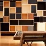 mesa de centro con textura de madera, portafolio de arquitectura de la fotógrafa odette olguín