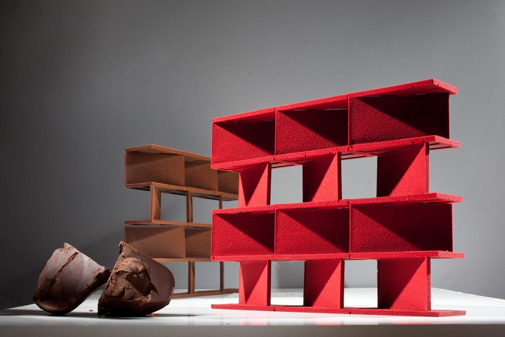 arquitectura hecha de chocolate, portafolio de gastronomía de la fotógrafa odette olguin