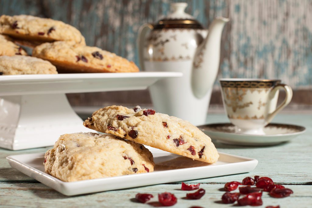 galletas hechas con arándanos