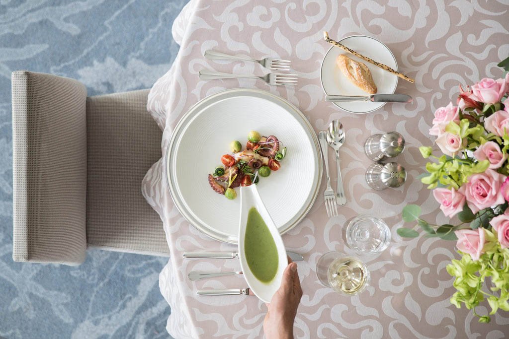 mesa de restaurante, portafolio de gastronomía de la fotógrafa odette olguin